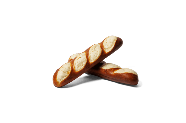 9" French  Pretzel Baguettes